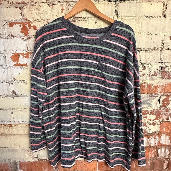 torrid Other - Torrid Multicolor Striped Long Sleeve Shirt